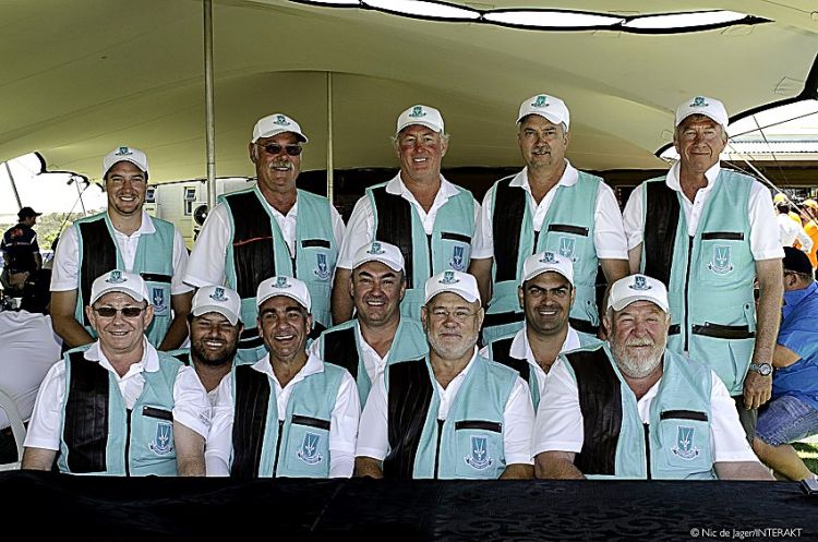 Team vests, on the day